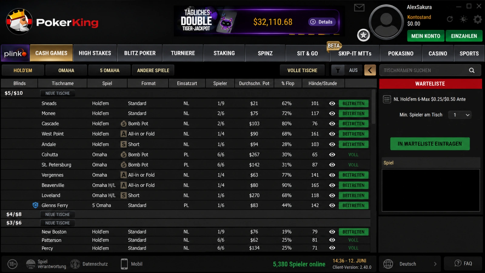 PokerKing Spiele