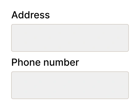 Address Form
