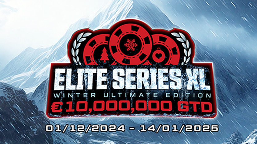 RedStar Poker hosts Elite Series XL: Winter Ultimate Edition, featuring 736 tournaments with a total guaranteed prize pool of €10,000,000