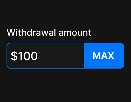 Withdrawal Amount