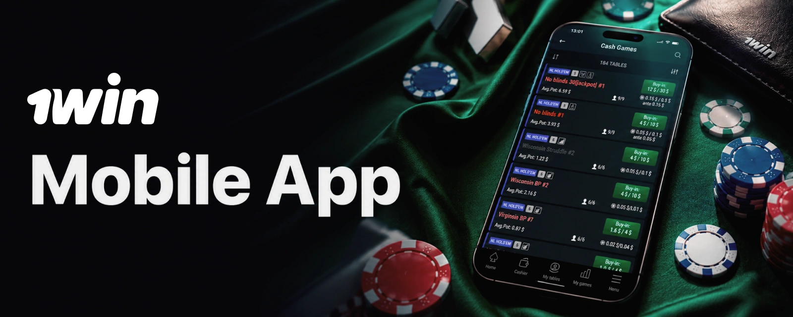 1Win Poker Mobile App