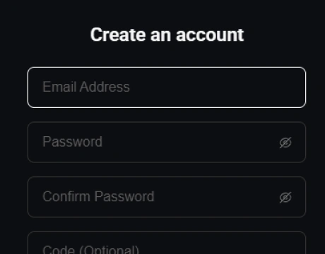 CoinPoker registration form screenshot