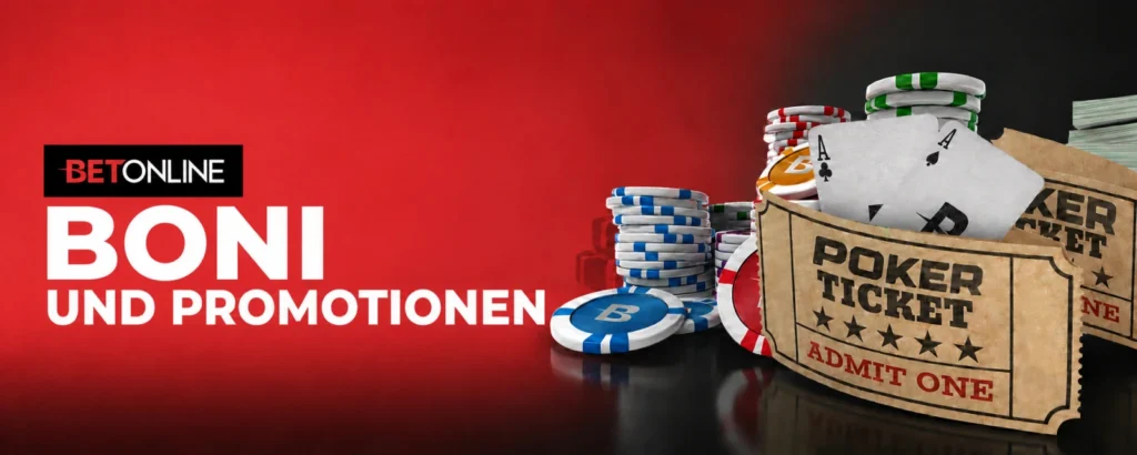 Boni und Aktionen bei BetOnline