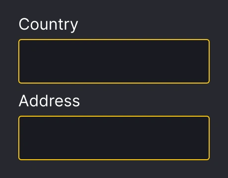 Address details