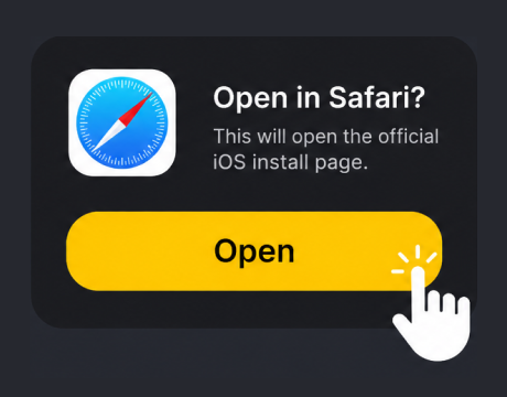 Safari prompt