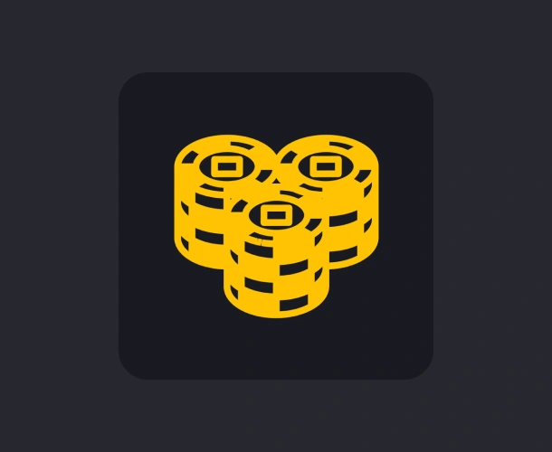 Poker chips icon