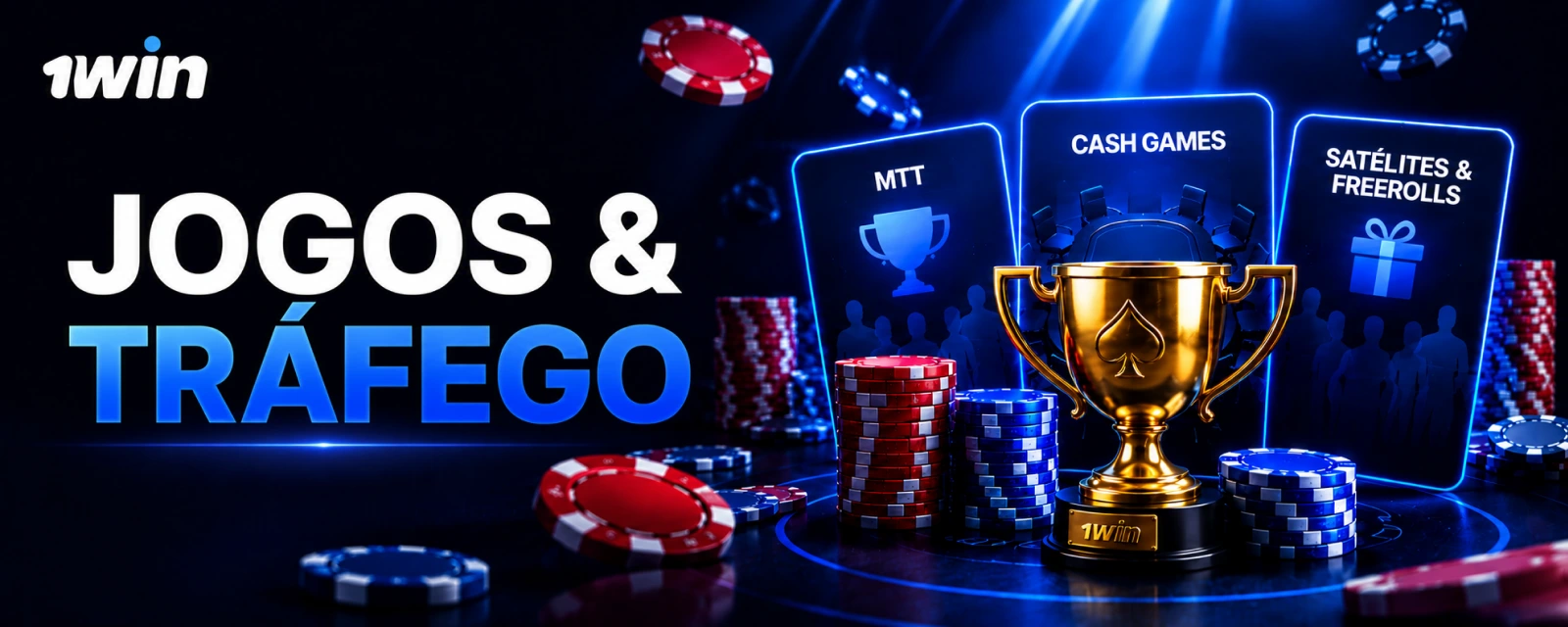 1Win Poker: jogos e tráfego
