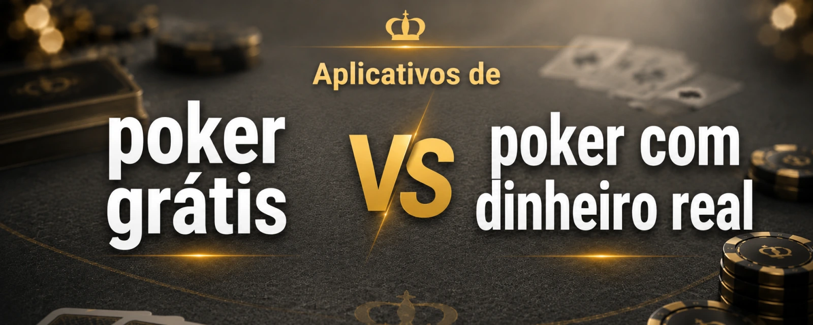 Aplicativos de poker grátis vs. aplicativos de poker com dinheiro real